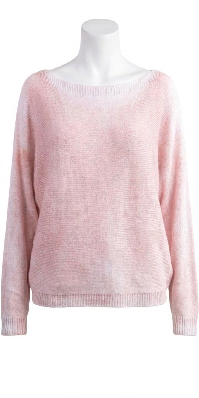 NEW GIGI MODA argento long lseeve sweater in pink
